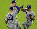 Desde 2008, ninguna institución ha llegado más veces a la Serie de Campeonato de la Liga Nacional que Los Angeles Dodgers. AP / C. Hubbard