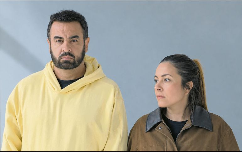 Frank Rodríguez y Nora Cervantes, en una escena de la cinta “Tiempos grises”. ESPECIAL
