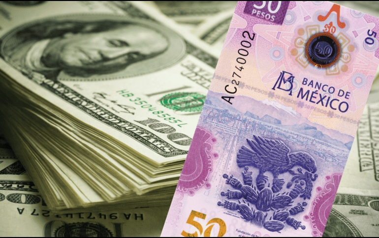 El peso mexicano acumuló su quinta semana consecutiva con pérdidas frente a la divisa norteamericana. ESPECIAL / CANVA