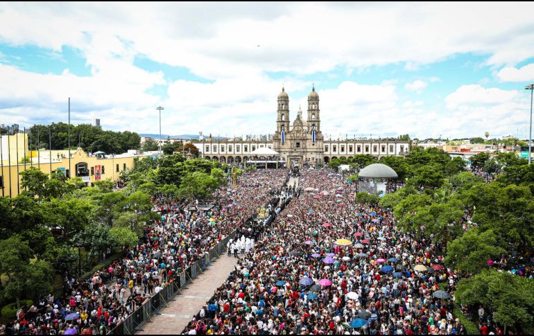 El programa oficial de actividades comenzará de madrugada, cuando la Catedral Metropolitana de Guadalajara oficie la Misa de Despedida. ESPECIAL/Gobierno de Zapopan