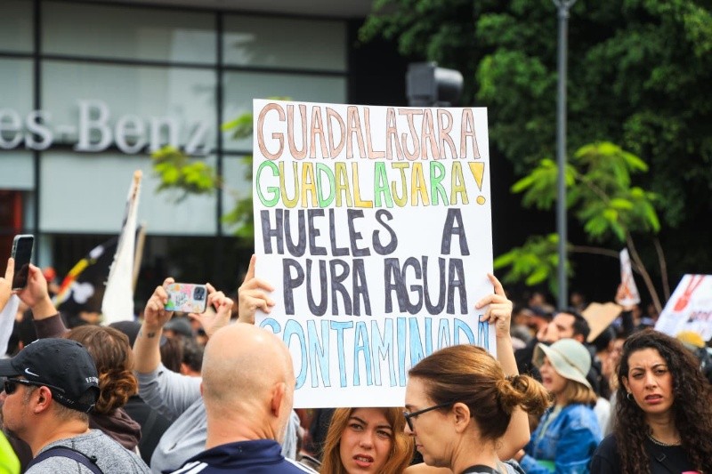 &nbsp;Manifestantes se congregan en La Minerva. EL INFORMADOR / J. Acosta&nbsp;