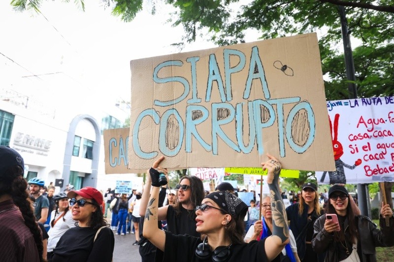 &nbsp;Manifestantes se congregan en La Minerva. EL INFORMADOR / J. Acosta&nbsp;