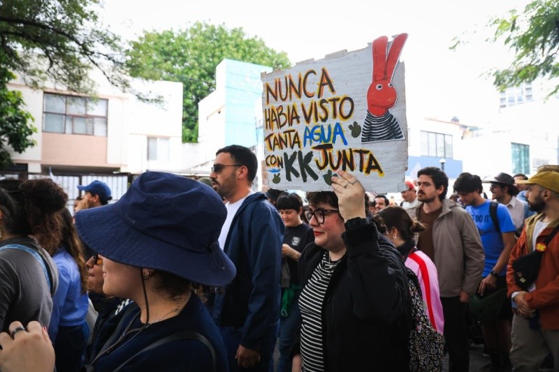 &nbsp;&nbsp;Manifestantes se congregan en La Minerva. EL INFORMADOR / J. Acosta