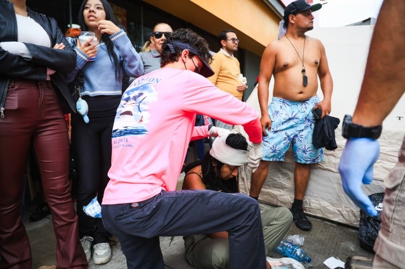 Al momento no se cuenta con un recuento de detenidos y lesionados derivado de los enfrentamientos. EL INFORMADOR / J. Acosta&nbsp;