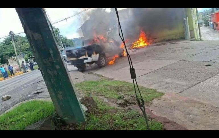 La detención de 'El Güero Gym' en Totolapan, Morelos, provocó una violenta respuesta del crimen organizado. X/_ReporteMorelos