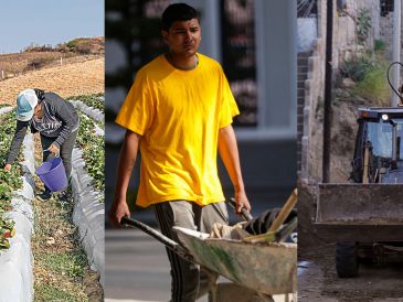Las y los latinos en edad de trabajar en EU están concentrados en empleos de bajos salarios, escasas prestaciones laborales y mayor riesgo de accidentes. SUN / EL INFORMADOR / ARCHIVO