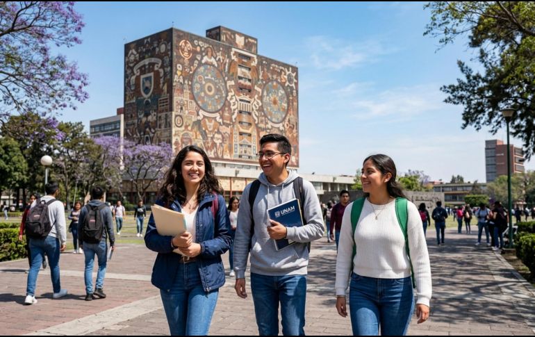 Todo el proceso de inscripción se realiza ahora exclusivamente a través de Espacio UNAM, una plataforma de reciente creación diseñada para centralizar los servicios universitarios. ESPECIAL/CHATGPT