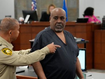 Duane Davis durante la audiencia de sentencia tras ser condenado por el asesinato del rapero Tupac Shakur. AP / John Locher