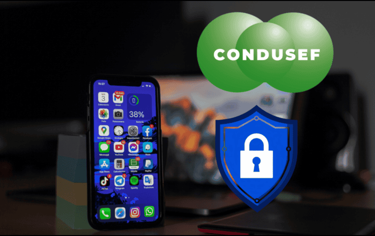El riesgo de sufrir un fraude a través del celular ha crecido exponencialmente en los últimos meses, por lo que se precisa urgente que los usuarios adopten medidas preventivas más estrictas en sus celulares. CANVA Condusef
