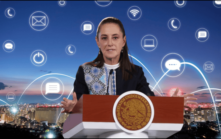Sheinbaum afirmó que la compra de AT&T México por parte de un consorcio integrado por Grupo Televisa y Fintech Holdings podría impulsar la competencia en el sector de telecomunicaciones. SUN / C. Mejía