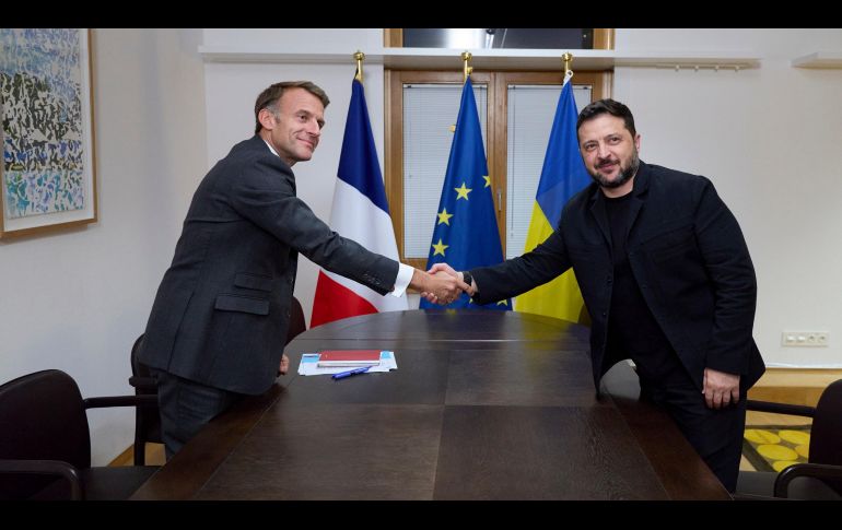 Zelenski y Macron mantienen una sólida relación bilateral que ha desatado toda clase de reacciones en el plano geopolítico. EFE/Presidencia de Ucrania