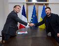 Zelenski y Macron mantienen una sólida relación bilateral que ha desatado toda clase de reacciones en el plano geopolítico. EFE/Presidencia de Ucrania