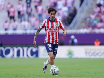 Jordan Carrillo no ha logrado consolidarse en el esquema de Gabriel Milito y su participación con Chivas ha disminuido. IMAGO7.