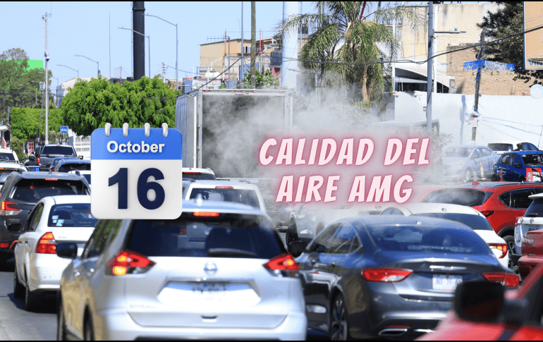 La mañana de este viernes 16 de octubre, el nivel máximo de calidad del aire en el AMG se registró en Santa Fe con 72 puntos IMECA. EL INFORMADOR / ARCHIVO