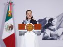 La presidenta Claudia Sheinbaum compartió un aviso a través de redes sociales ante las condiciones meteorológicas previstas en el país. EFE.