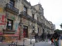 El Palacio de Gobierno fue dañado por algunos manifestantes. EL INFORMADOR / J. ACOSTA