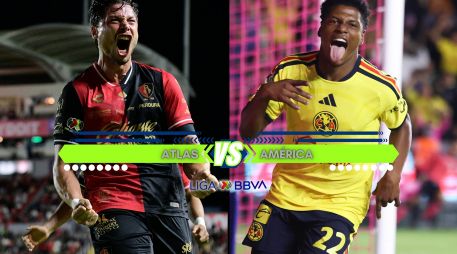 El líder América expone su cima en el Estadio Jalisco frente a un Atlas metido de lleno en el podio general. ESPECIAL / IMAGO7 y CANVA