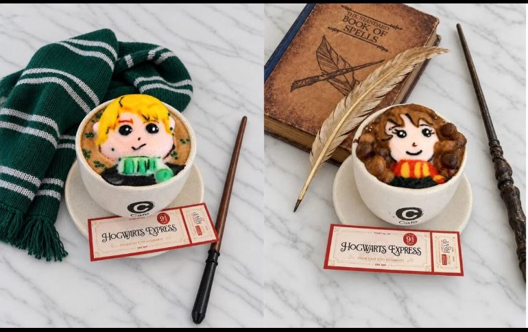 El secreto detrás de las bebidas de Café C es crear figuras en 3D, a mano y con espuma de leche. INSTAGRAM/cafec.mx