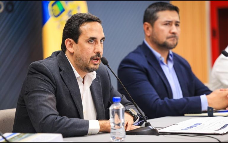 Rodrigo Navarro Guerrero, presidente del Consejo Consultivo del Agua, explicó que se trata de un estudio a largo plazo que contempla acciones hasta 2046. EL INFORMADOR / J. ACOSTA