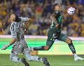 Ismael Díaz anotó el primer gol de la Fiera. EFE/M. Sierra
