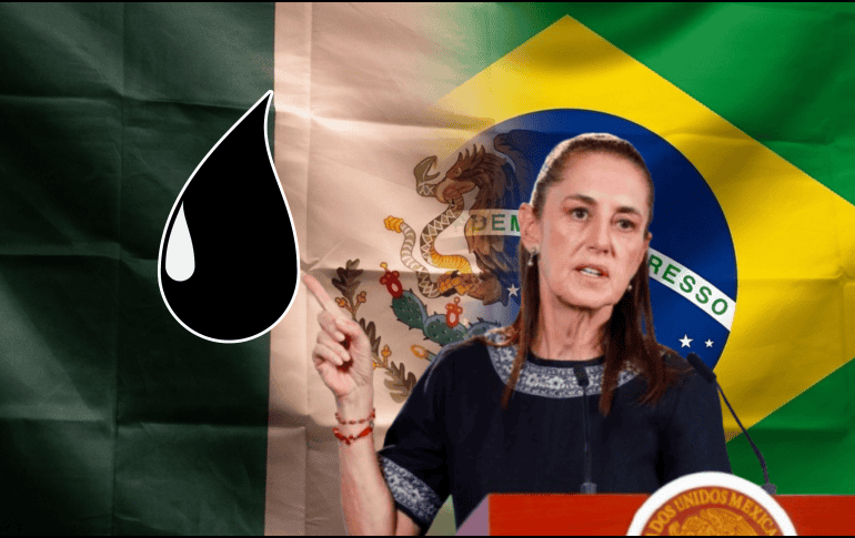 La prensa cuestionó a Sheinbaum sobre qué sucedería con el acuerdo de Pemex y Petrobras si el actual presidente brasileño pierde los comicios.EFE / I. Esquivel / UNSPLASH / E. Akyurt / UNSPLASH / A. V