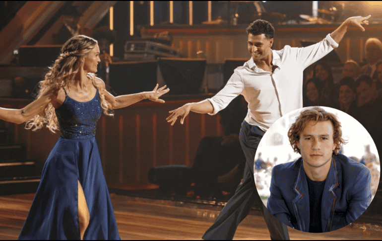 la actriz de 45 años interpretó una rutina de baile al ritmo de “Can't take my eyes off you”. ESPECIAL / DWTS / AP / ARCHIVO