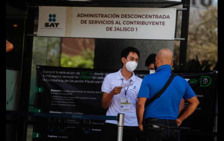 Ya sean personas físicas o empresas, los interesados podrán programar sus citas desde el portal del SAT. EL INFORMADOR/ARCHIVO