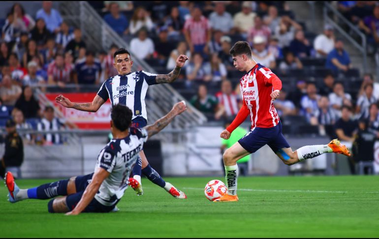 Armando González, José Castillo y Bryan González firmaron las anotaciones del Rebaño en su último encuentro con Monterrey. IMAGO7