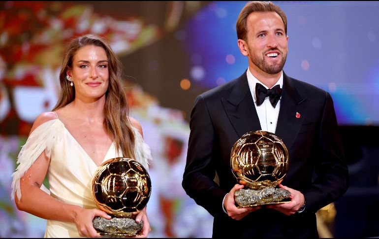 Harry Kane y Alexia Putellas encabezaron la lista de ganadores del Balón de Oro 2026, celebrado por primera vez en Londres. EFE/T. AKMEN.