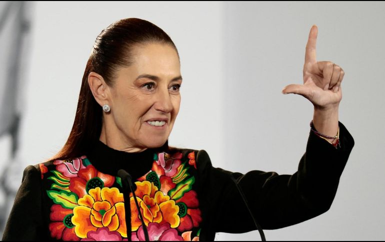 La presidenta mexicana ya había felicitado el domingo a Lula a través de sus redes sociales. EFE / J. MÉNDEZ