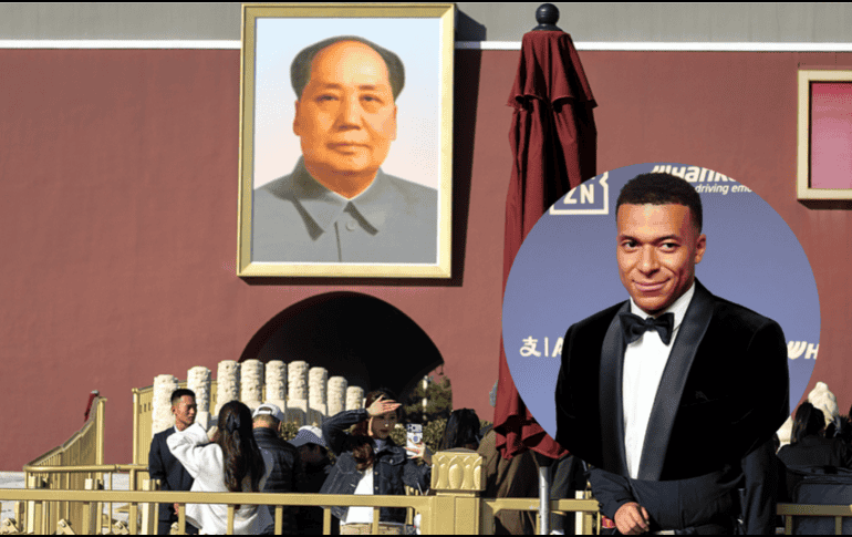 Kylian Mbappé provocó la furia de China al confesar que su meme favorito lo compara con el líder histórico Mao Zedong, el desliz le costó sus contratos comerciales y la suspensión de LaLiga en el país. EFE/J. LEE/T. Akmen