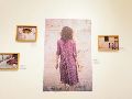 Pieza de la muestra “Querida Remitente” conformada por fotos y gráfica. CORTESÍA