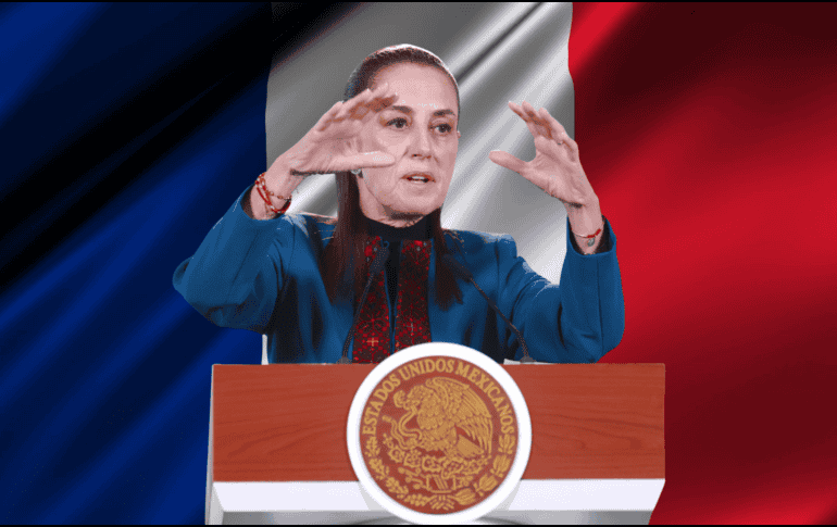 La Presidenta Claudia Sheinbaum respondió a la candidata ultraderechista, Marine Le Pen, quien dijo que 