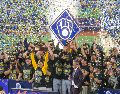Después de 114 victorias en el 2026, los Brewers pueden presumir de un campeonato inédito en toda la historia de la franquicia. EFE/G. BOGDON.