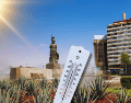 Conforme avance el reloj, el cielo despejado permitirá que los rayos del sol eleven rápidamente la sensación térmica en toda la región centro del estado. ESPECIAL / CANVA