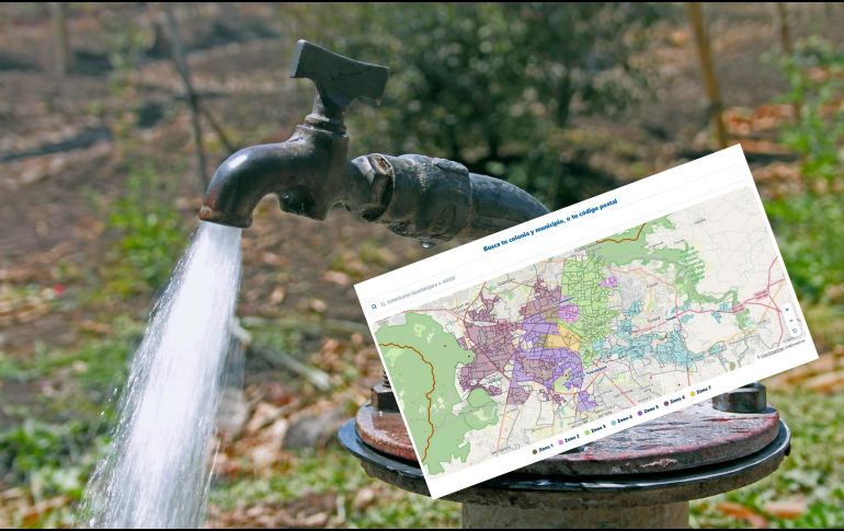 Llaman a los habitantes del AMG tomar precauciones en sus hogares, como almacenar el agua indispensable en tinacos, cisternas o recipientes limpios, además de hacer un uso racional y consciente del líquido durante la jornada. ESPECIAL / CANVA
