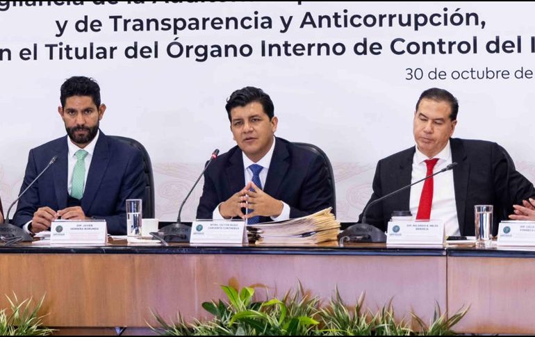 Carvente Contreras explicó que respecto a los casos relacionados con la administración de Guadalupe Taddei, el OIC tiene abiertos 18 expedientes. SUN / H. Salvador