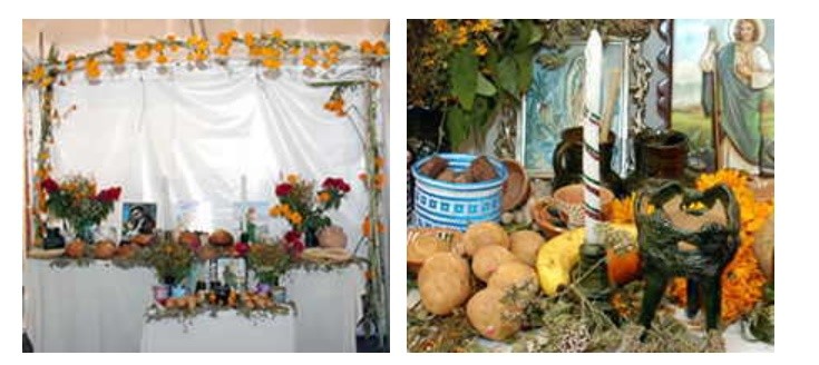  Ofrenda en Cuetzalan, Puebla. ESPECIAL/Instituto Nacional de los Pueblos Indígenas