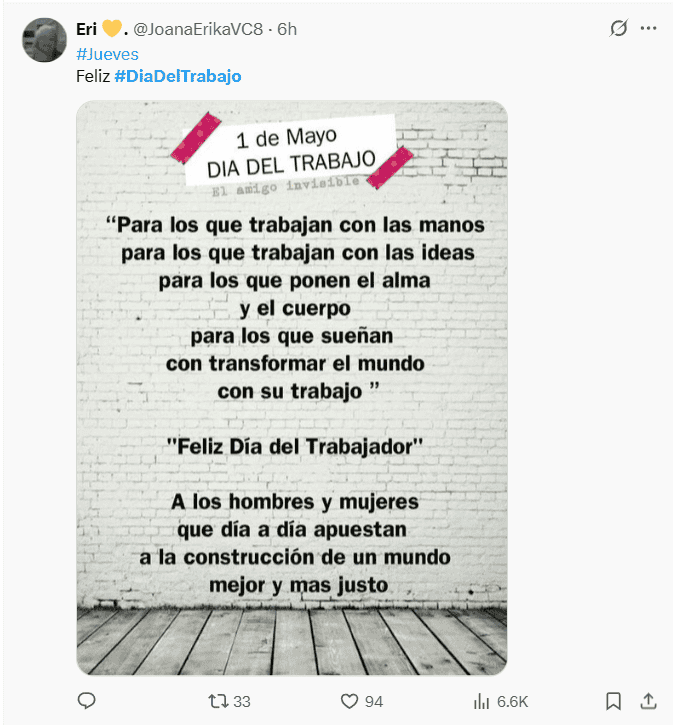  ESPECIAL / X / @JoanaErikaVC8