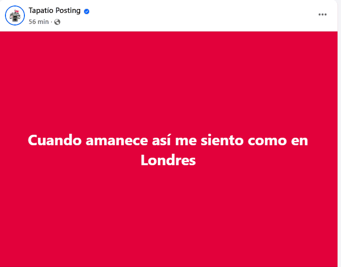 FACEBOOK/ TAPATÍO POSTING  