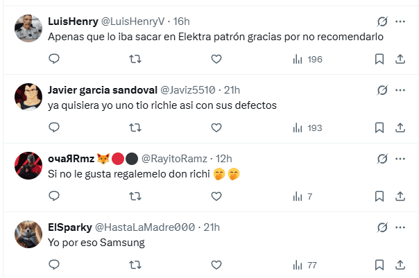  Algunos de los tweets celebraron la adquisición del magnate. ESPECIAL / X