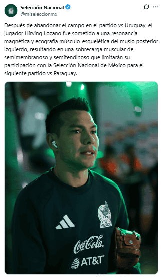 X / @miseleccionmx 