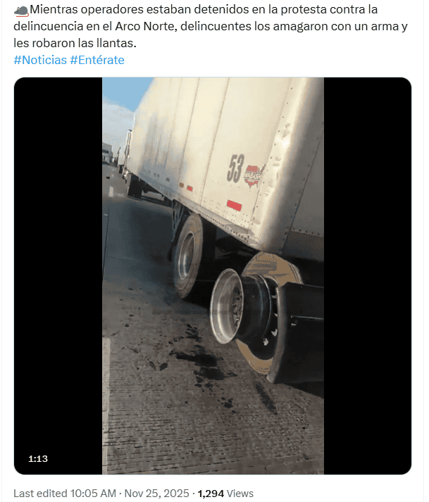 Video subido a redes sociales. ESPECIAL / X 