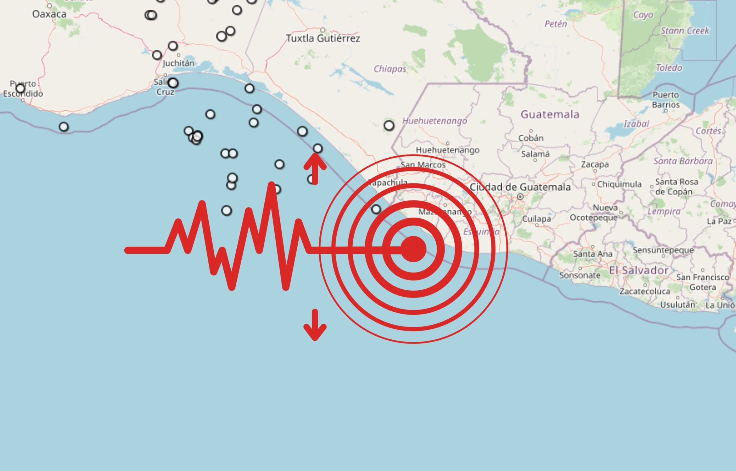 Sismo en Chiapas. ESPECIAL / SSN&nbsp;