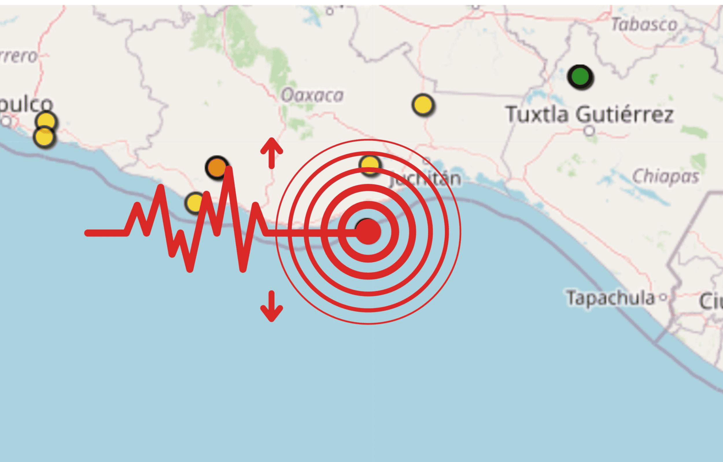  Sismo en Oaxaca. ESPECIAL / SSN