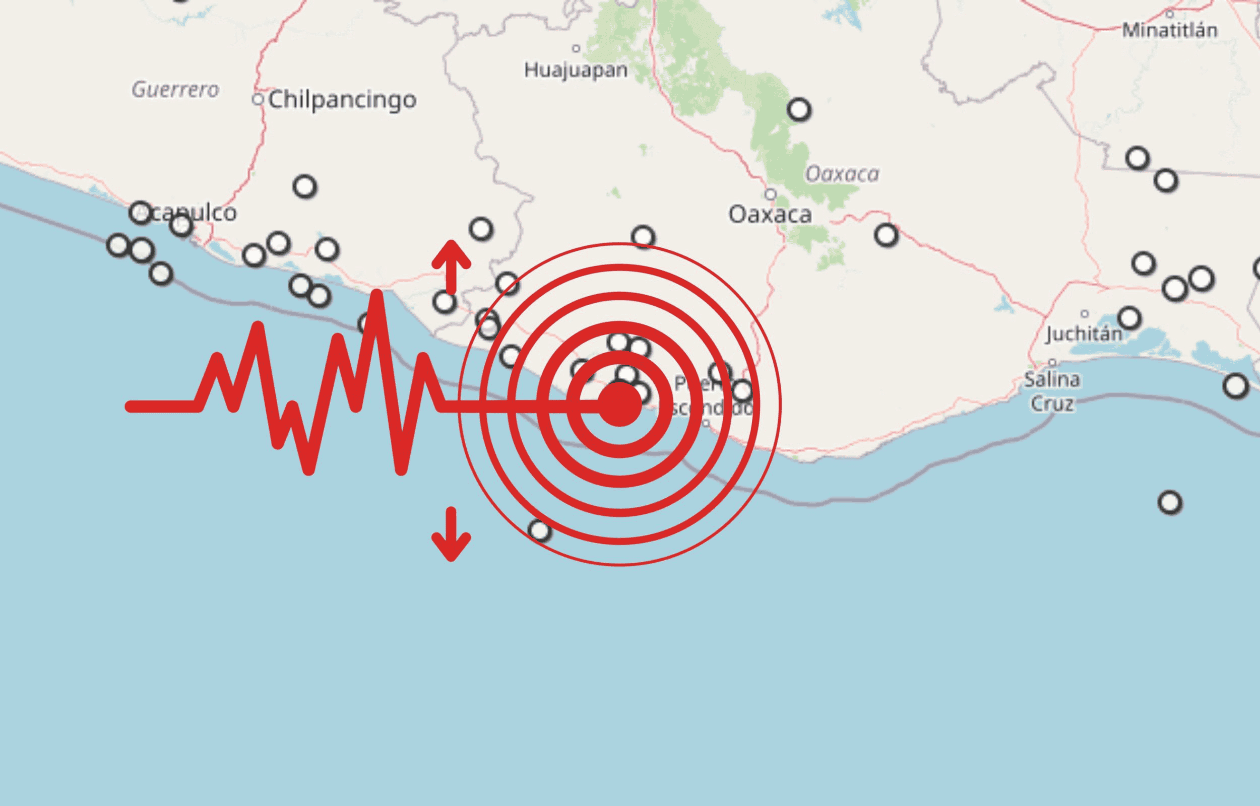  Sismo en Oaxaca. ESPECIAL / SSN