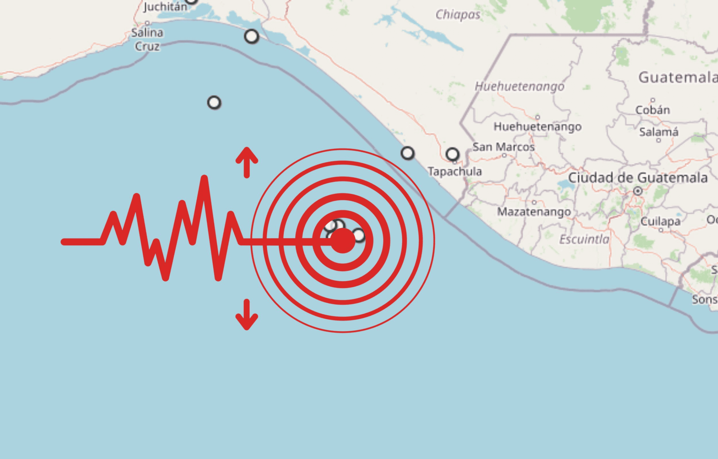  Sismo en Chiapas. ESPECIAL / SSN