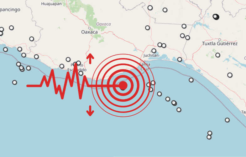  Sismo en Oaxaca. ESPECIAL / SSN