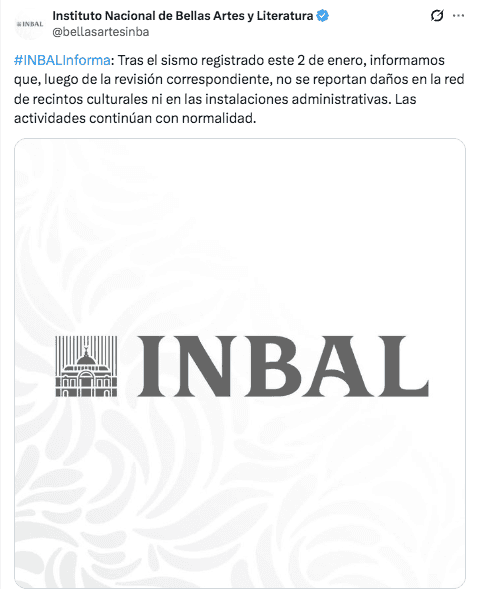 X / @bellasartesinba&nbsp;