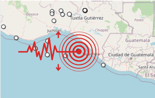 &nbsp;Sismo en Chiapas. ESPECIAL / SSN
